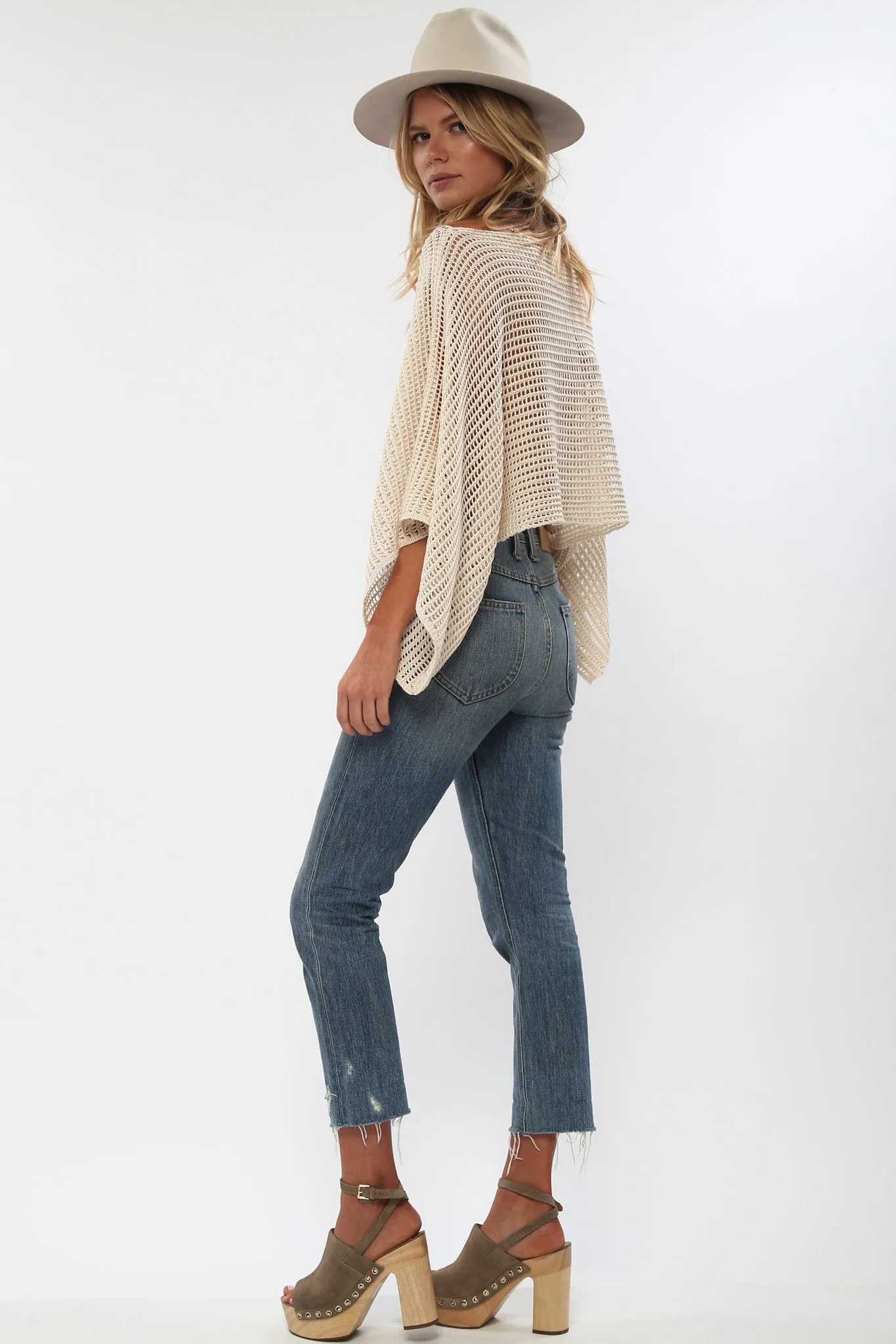 Spellbound Crop Top in Linen