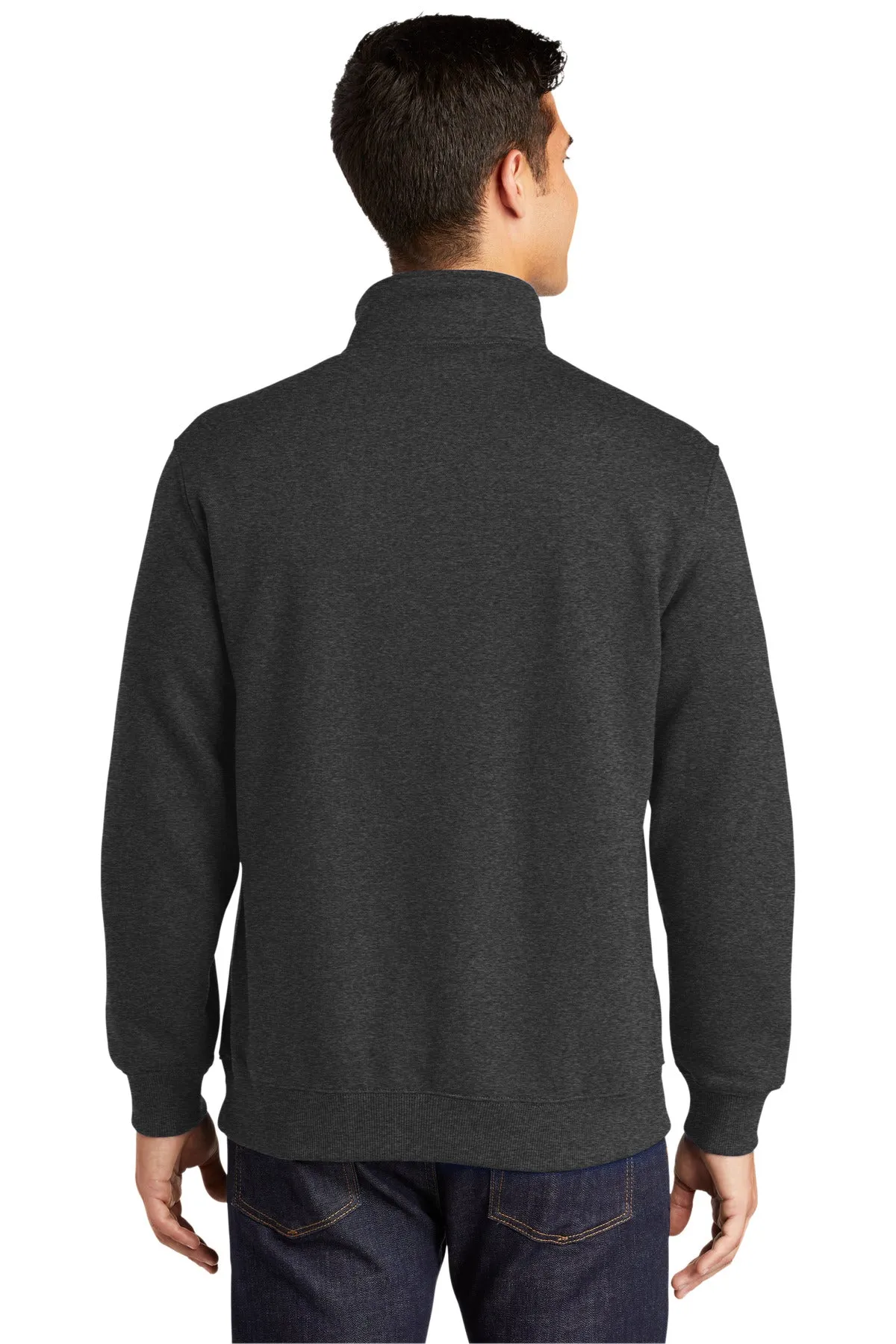 Sport-Tek Tall 1/4-Zip Sweatshirt. TST253 Graphite Heather Tall