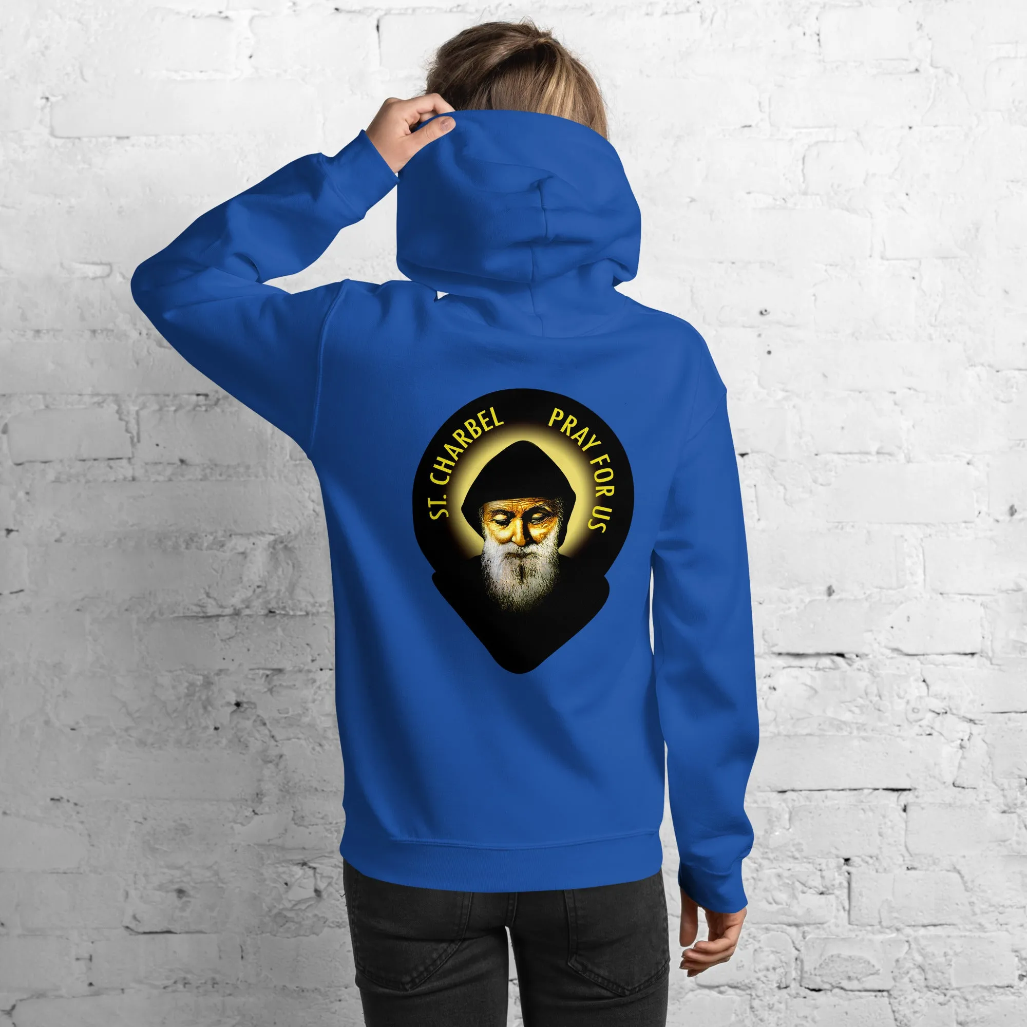 St Charbel Pray For Us Women's Hoodie