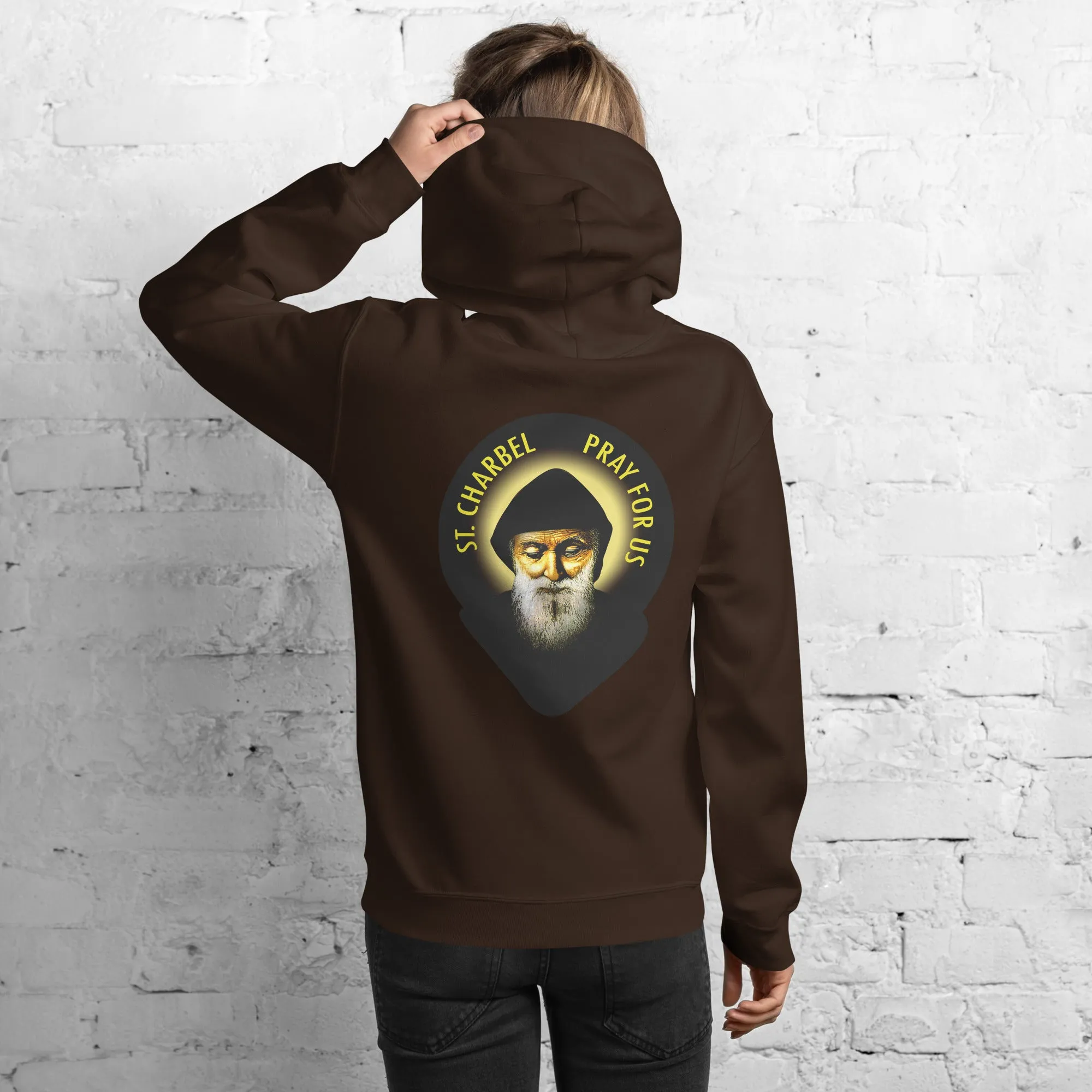St Charbel Pray For Us Women's Hoodie