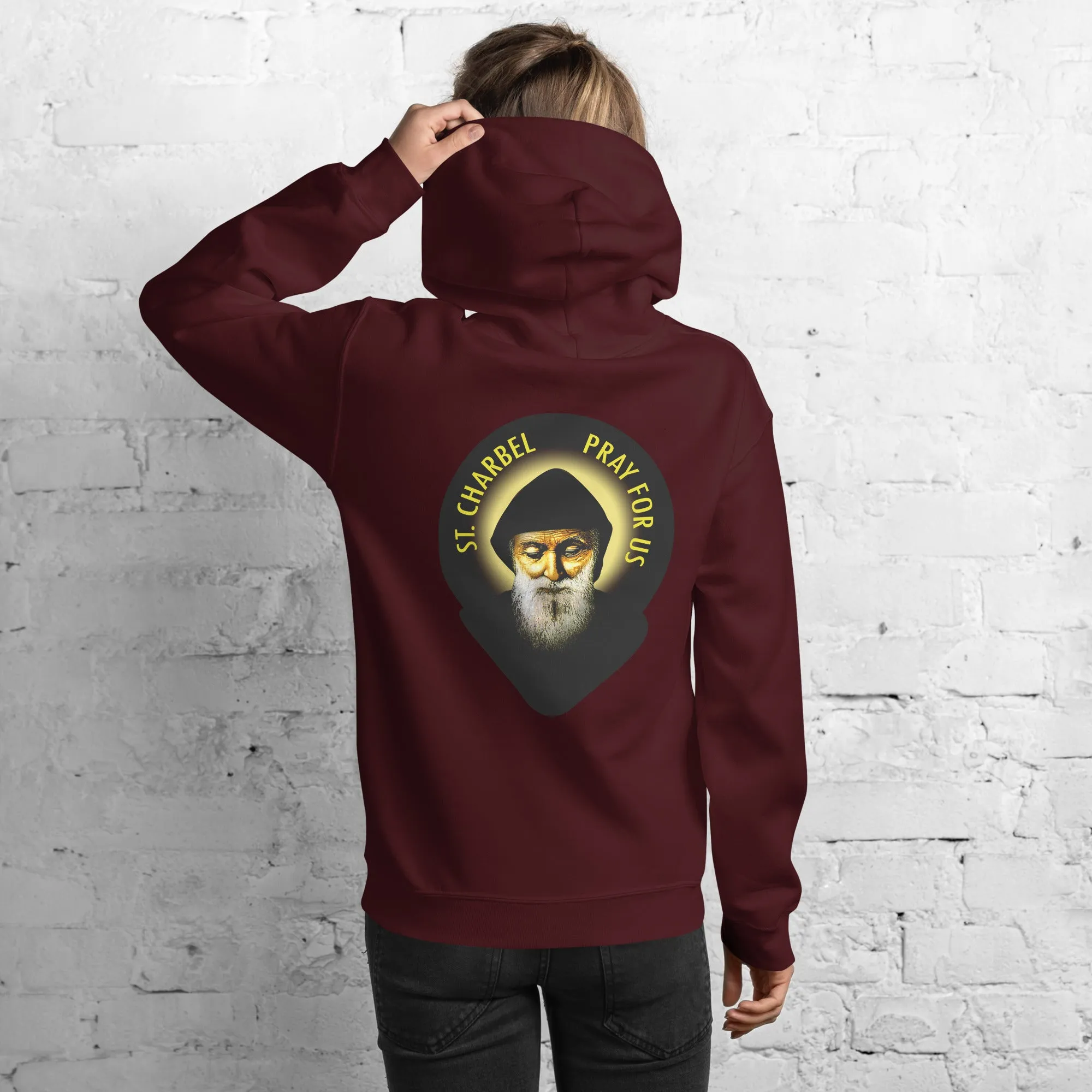 St Charbel Pray For Us Women's Hoodie