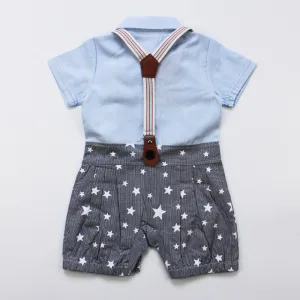 Star short 2pc bow-tie set