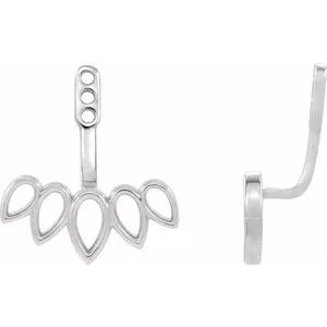 Sterling Silver Earring Jackets