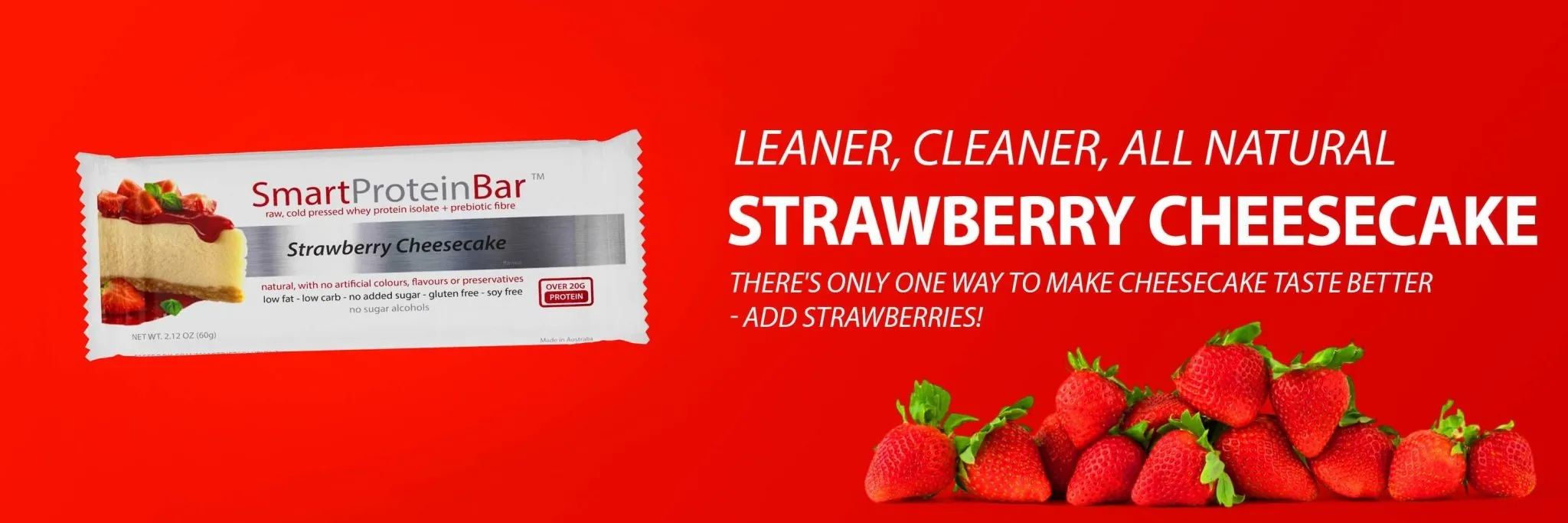 Strawberry Cheesecake Smart Protein Bar - Best Before 19 Apr 2025