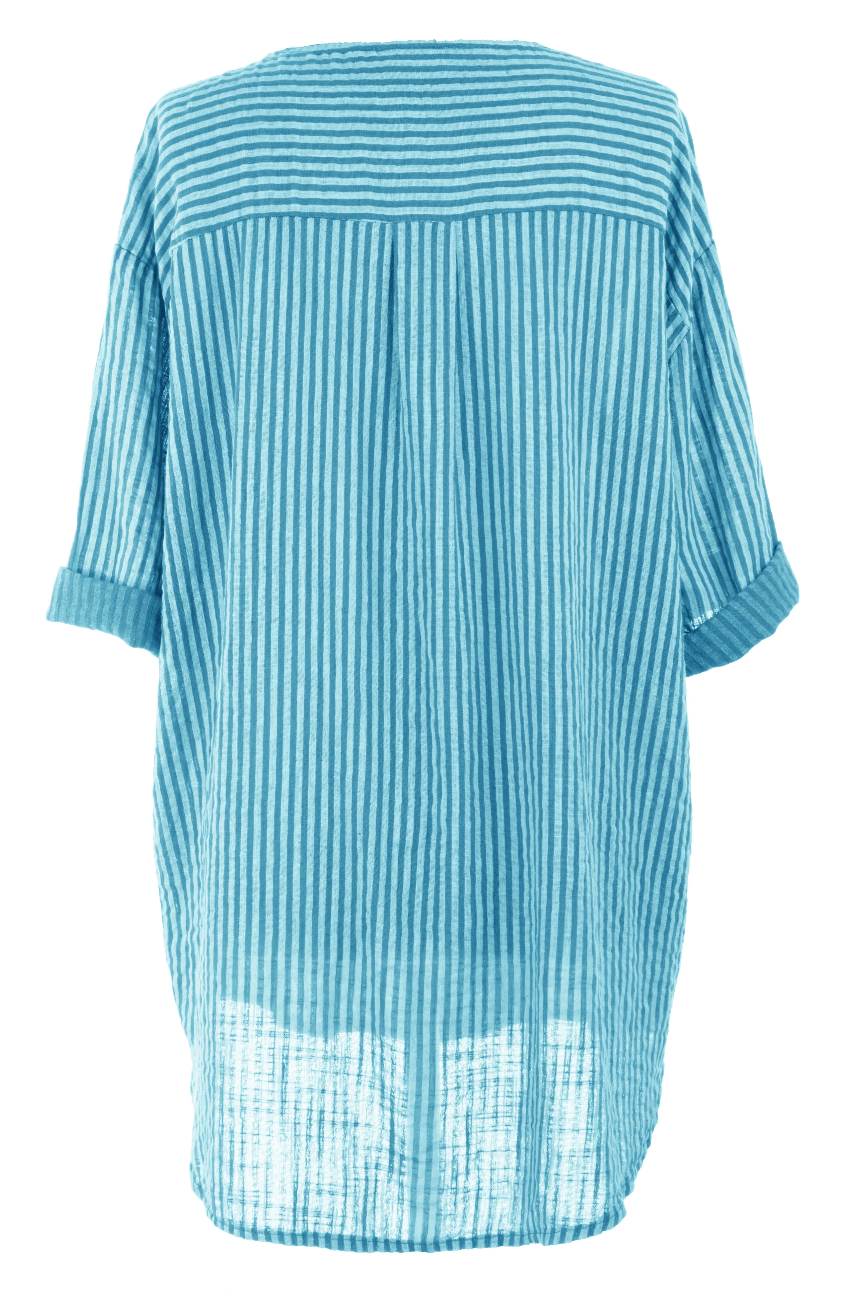 Stripe Button Detail Top