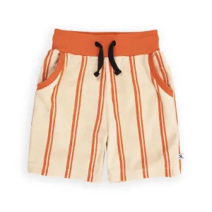 Stripes - Flame Terry Bermuda Shorts - 1 Left Size 10-12 years