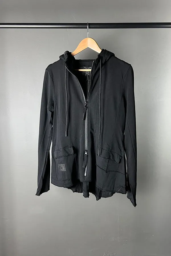 Studio Rundholz Black Cotton Hoody Jacket