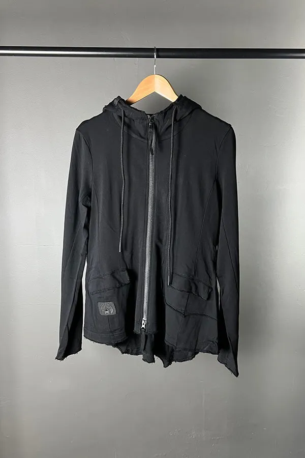 Studio Rundholz Black Cotton Hoody Jacket