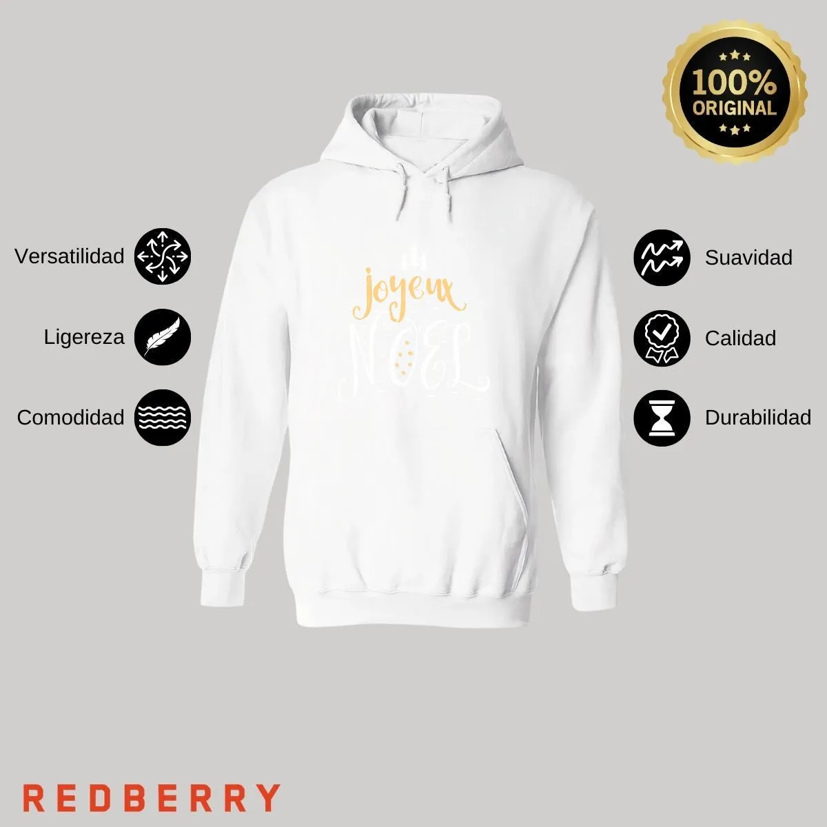 Sudadera Deportiva Mujer Navideña Hoodie 029