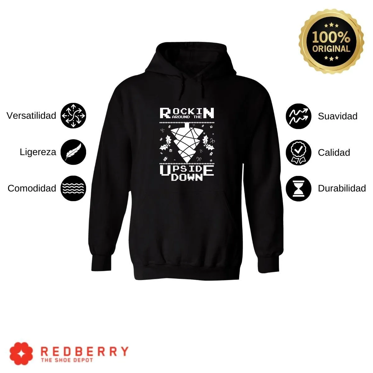 Sudadera Navideña Hombre Deportiva Hoodie 004
