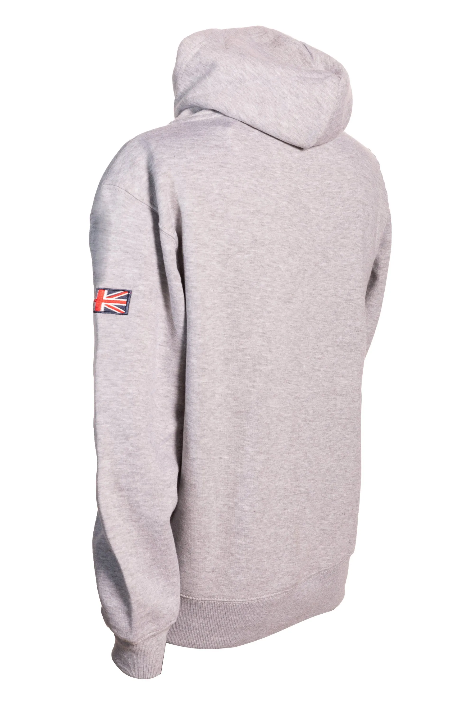 Sweatshirt Liverpool England Grey Maroon Zipper Adult