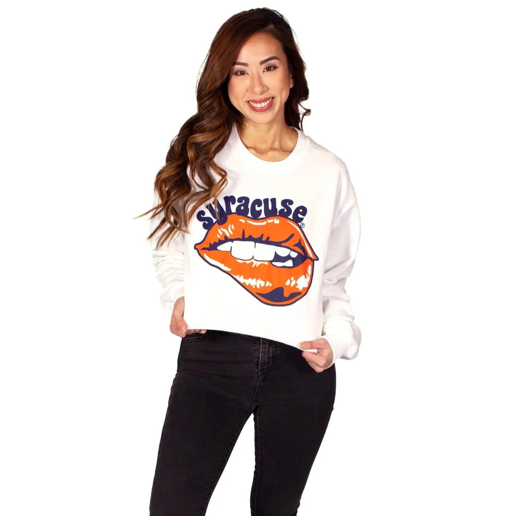 Syracuse Lips Crewneck