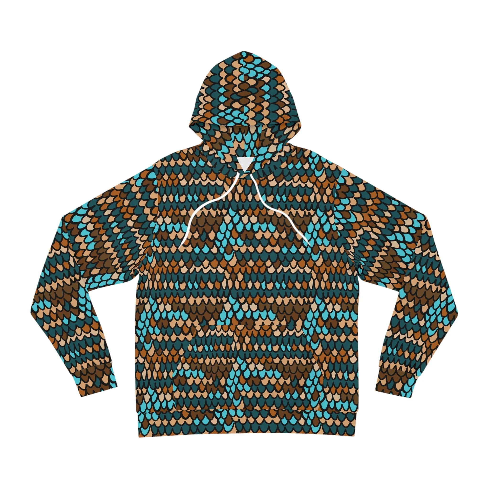 Teal and Bronze Hoodie