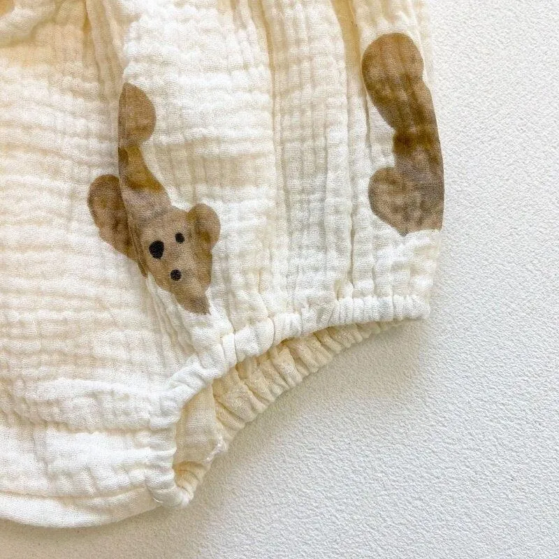 Teddy Button Top and Short