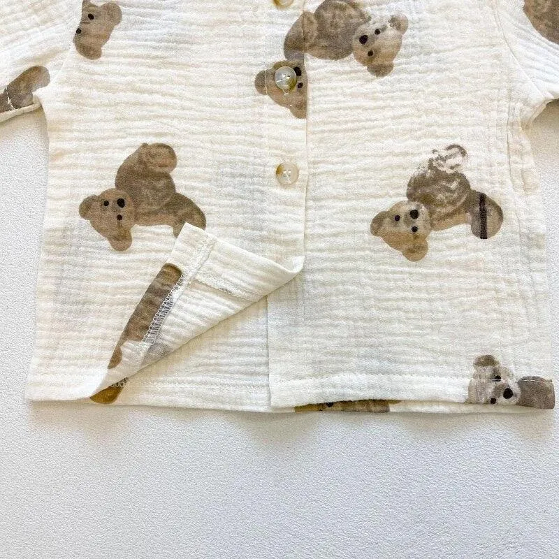 Teddy Button Top and Short