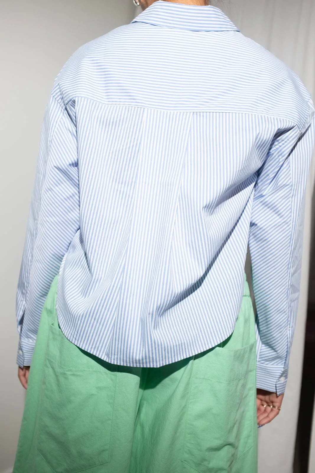 Teresa Top in Blue   White Stripe