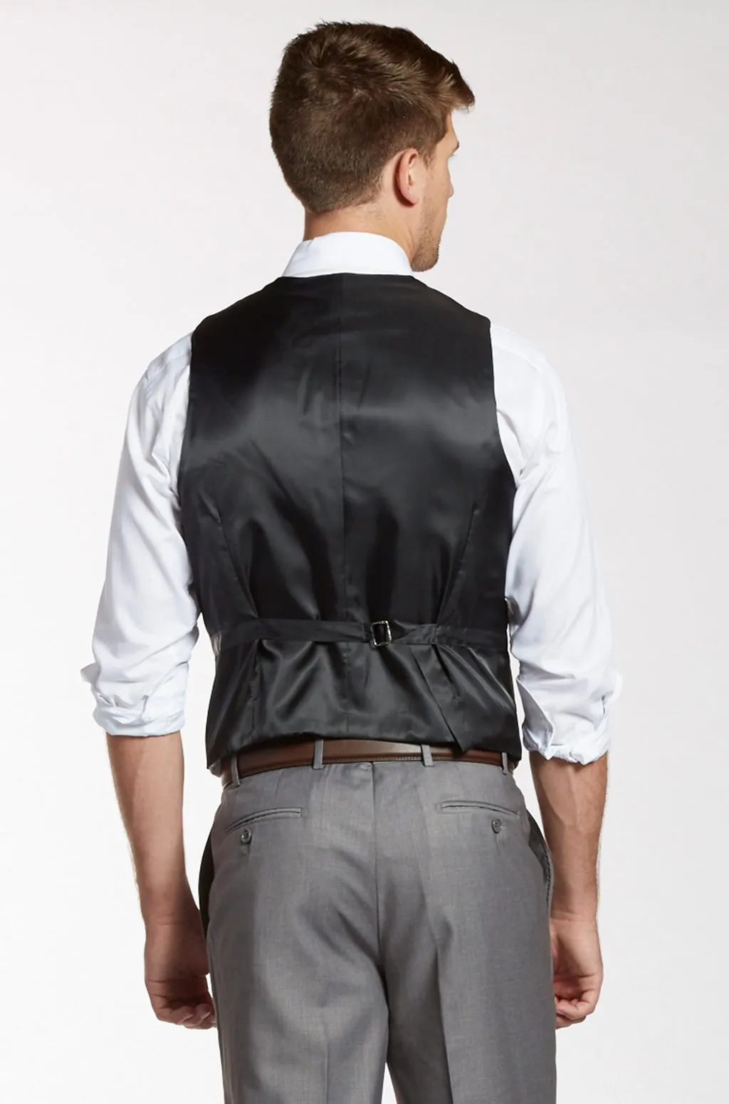 Textured Gray Vest