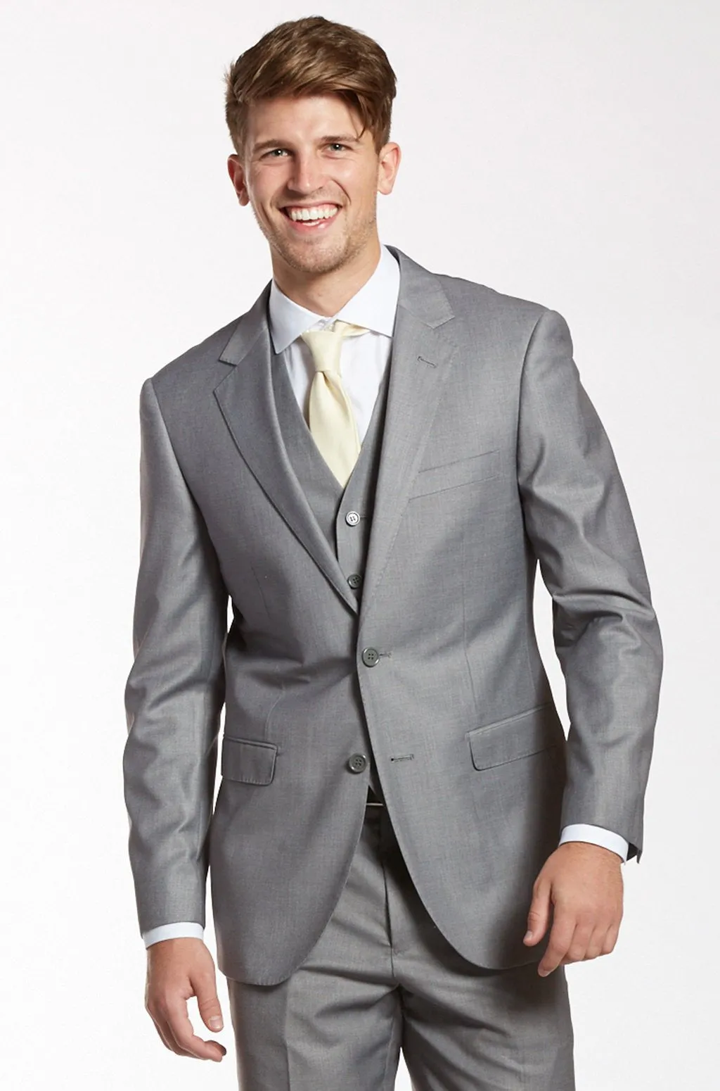Textured Gray Vest