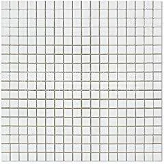 Thassos White Greek Marble 5/8 X 5/8 Mosaic Tile, Polished