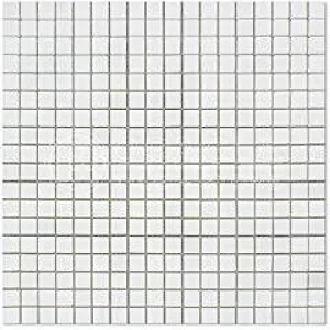 Thassos White Greek Marble 5/8 X 5/8 Mosaic Tile, Polished