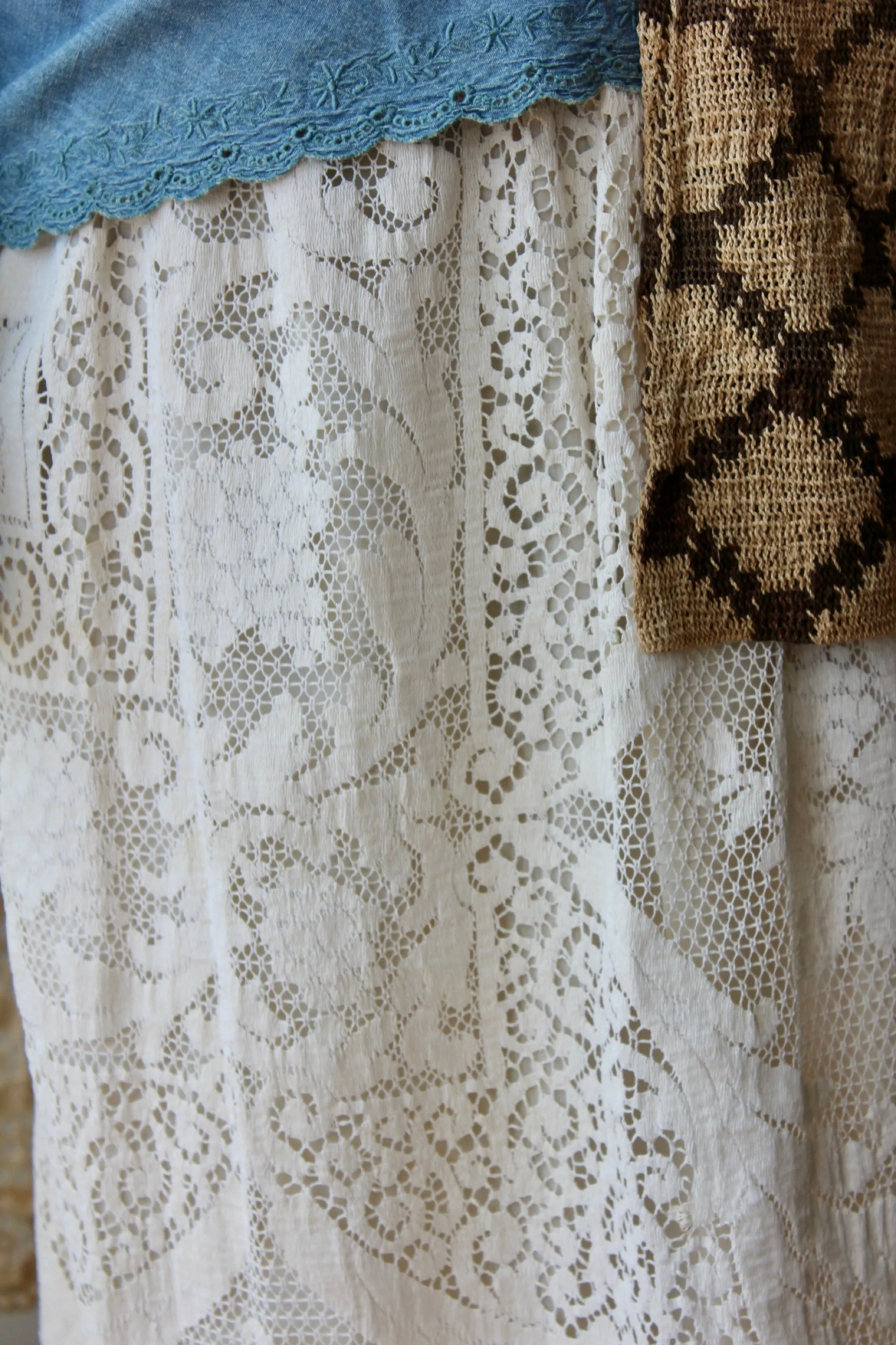 The Highlands Foundry Heirloom Crochet Duster Skirt THF98