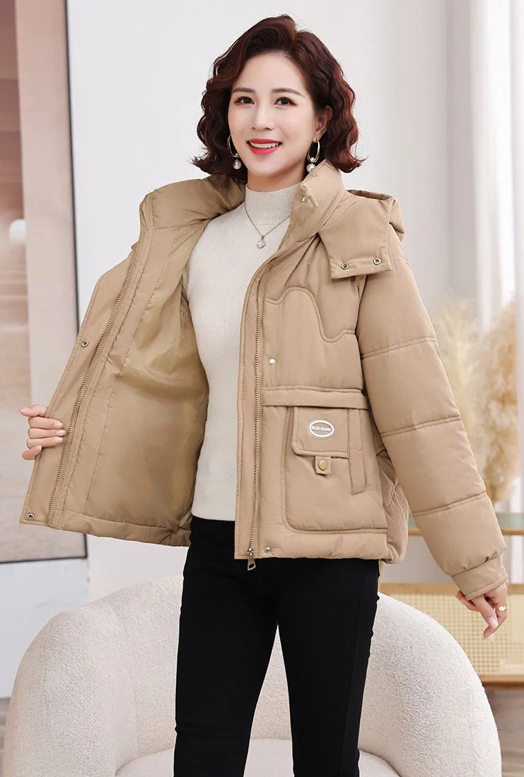 Thickened and Water-resistant Padded Jacket for Women