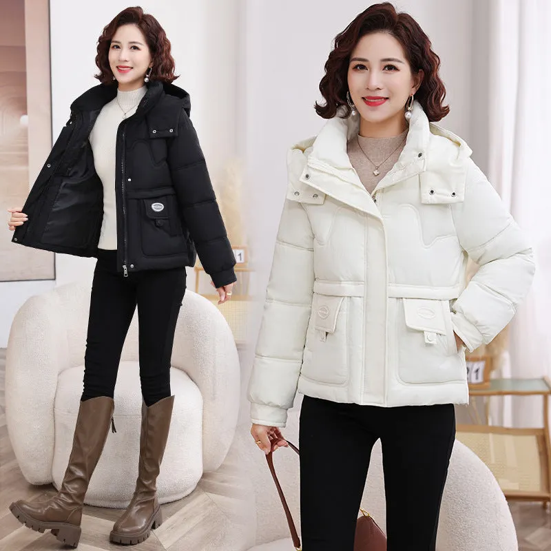 Thickened and Water-resistant Padded Jacket for Women