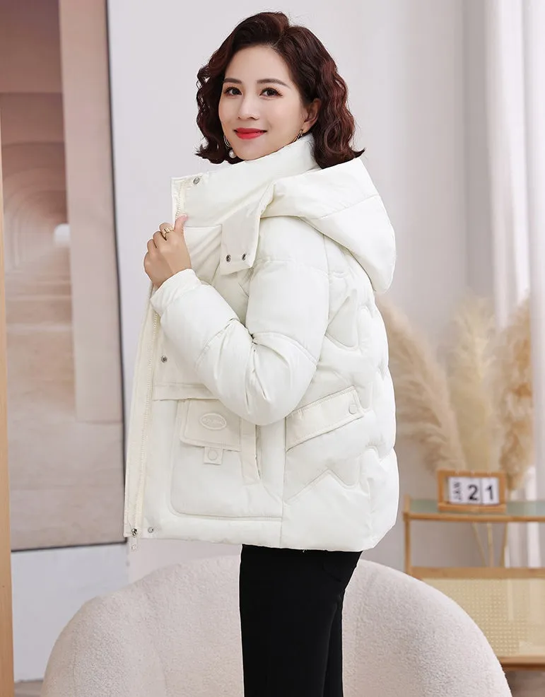 Thickened and Water-resistant Padded Jacket for Women