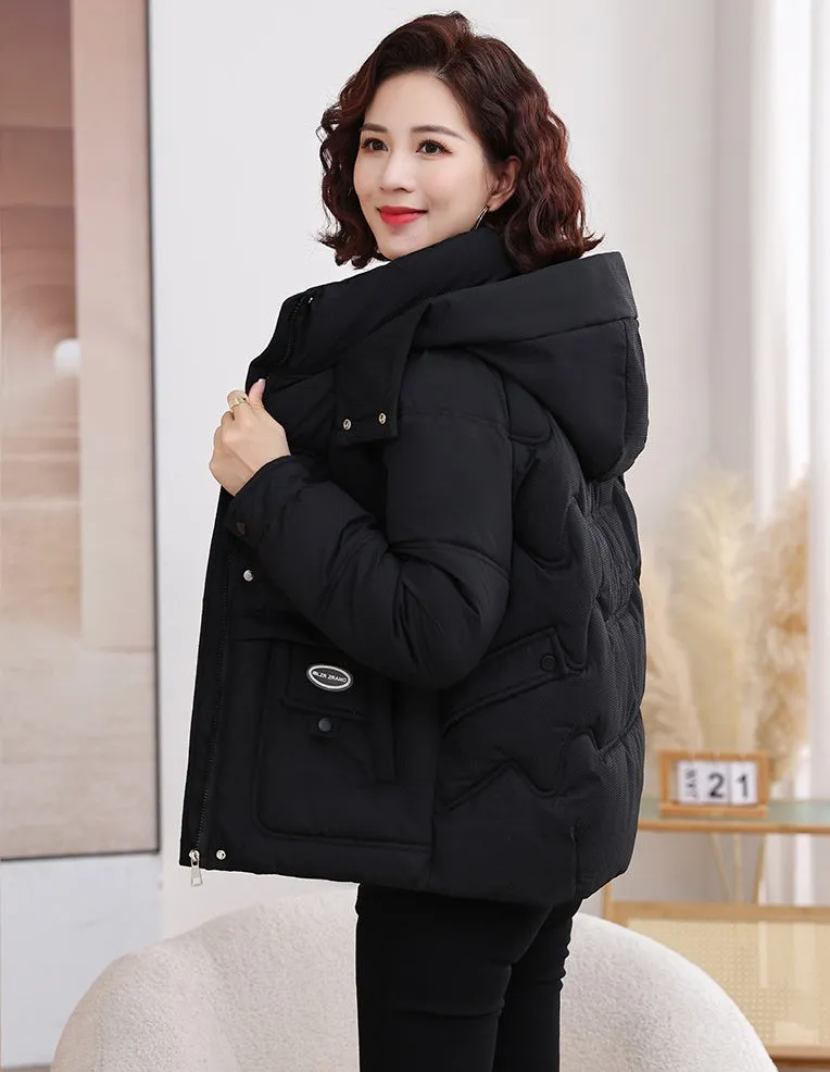Thickened and Water-resistant Padded Jacket for Women