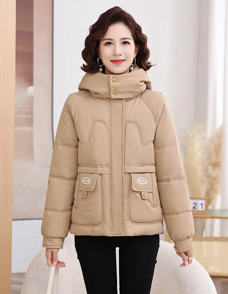 Thickened and Water-resistant Padded Jacket for Women