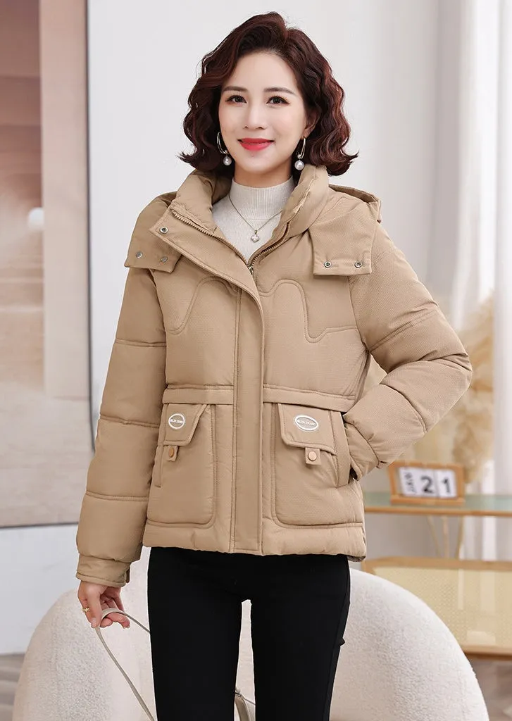 Thickened and Water-resistant Padded Jacket for Women
