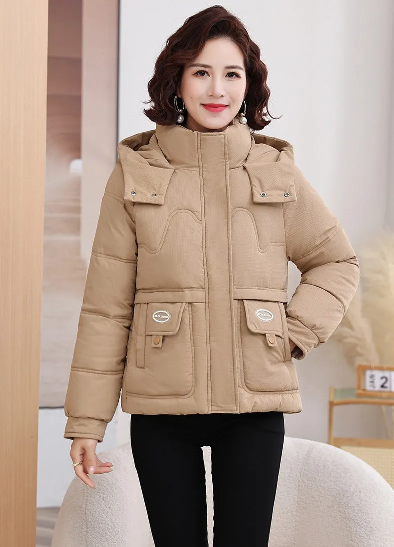 Thickened and Water-resistant Padded Jacket for Women