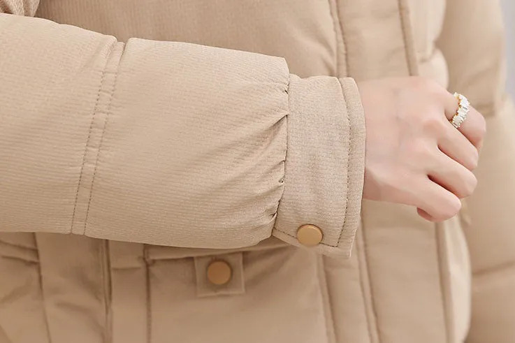 Thickened and Water-resistant Padded Jacket for Women