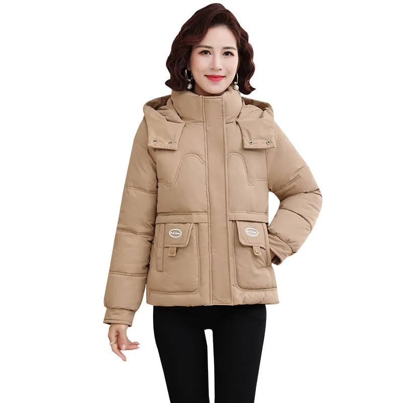 Thickened and Water-resistant Padded Jacket for Women