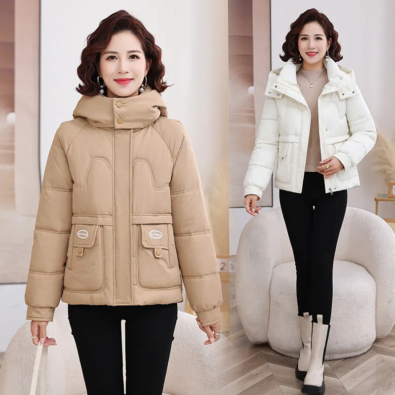 Thickened and Water-resistant Padded Jacket for Women