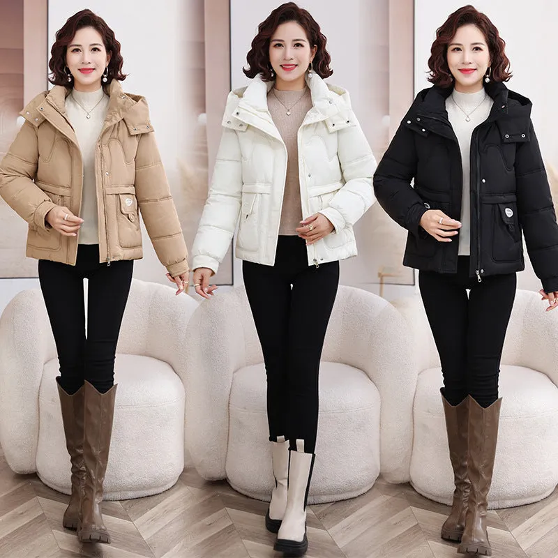 Thickened and Water-resistant Padded Jacket for Women