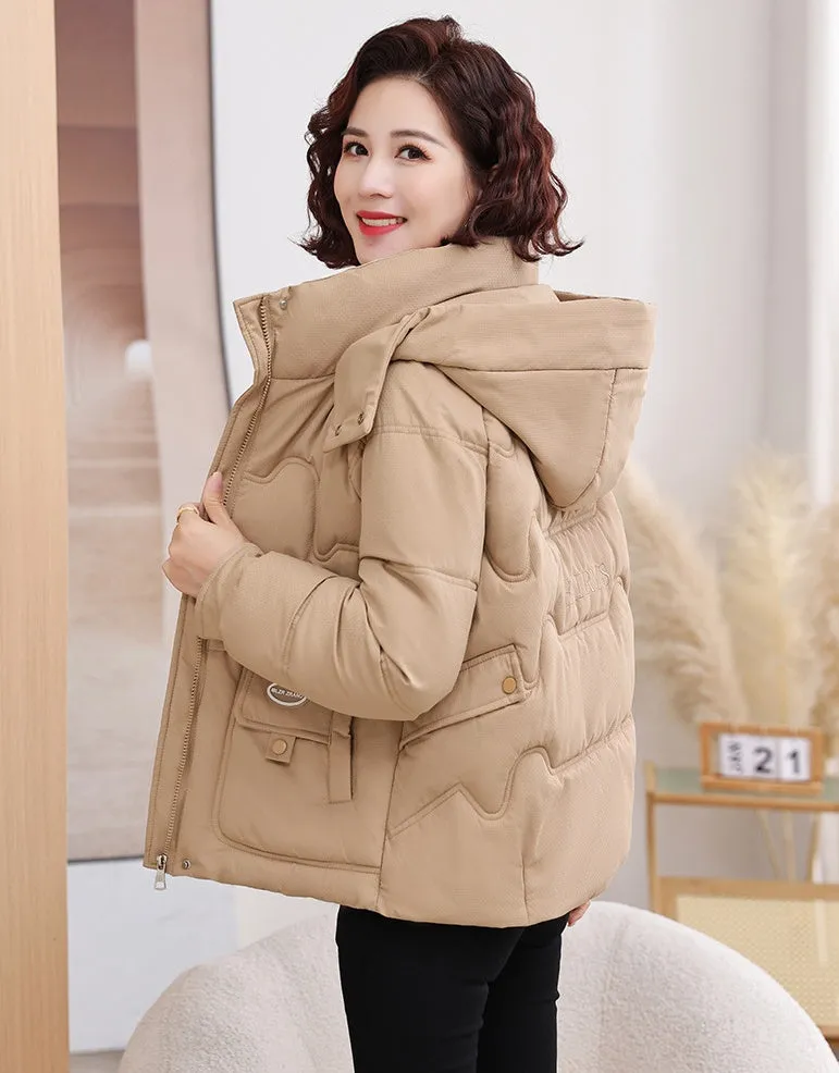 Thickened and Water-resistant Padded Jacket for Women