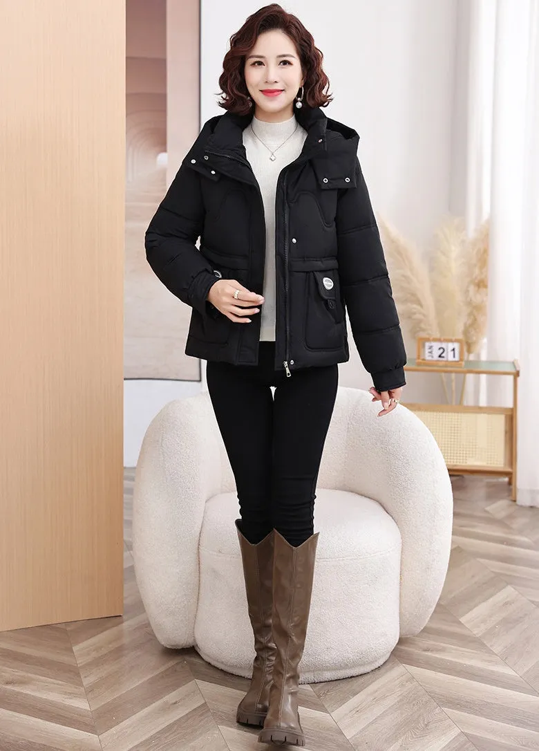 Thickened and Water-resistant Padded Jacket for Women