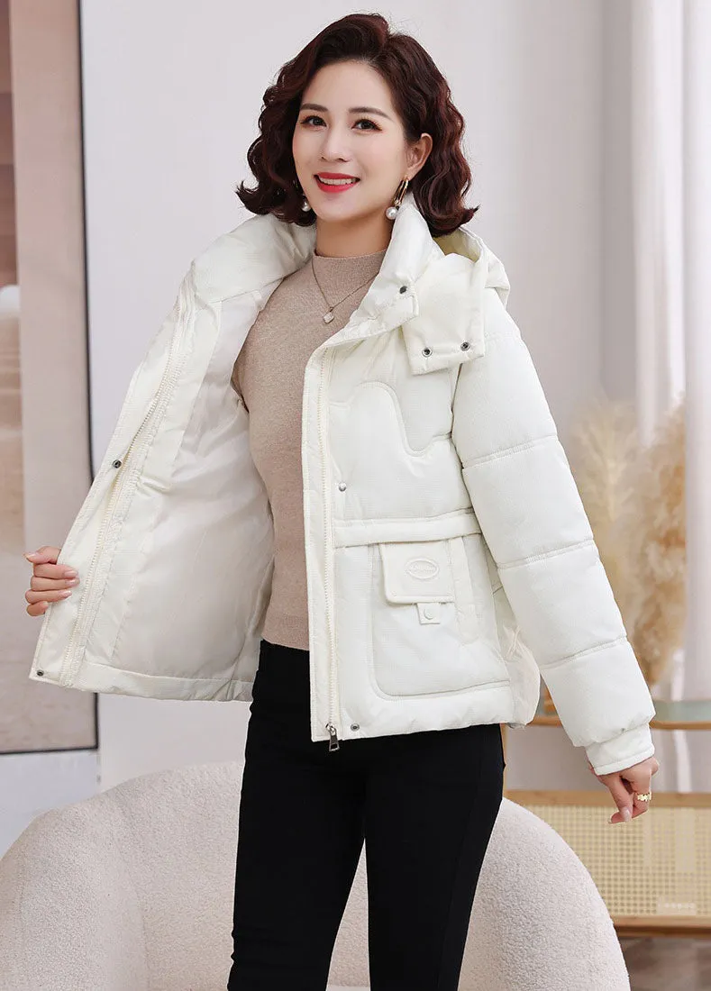 Thickened and Water-resistant Padded Jacket for Women