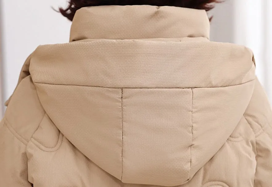 Thickened and Water-resistant Padded Jacket for Women