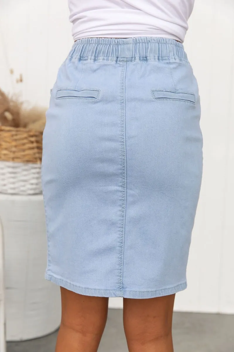 Thinking Smart Denim Skirt