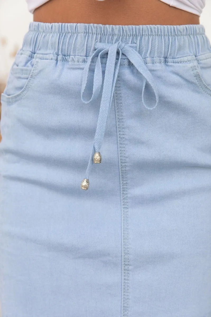 Thinking Smart Denim Skirt