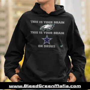 This Is Your Brain On Drugs Hoodie | www.BleedGreenMafia.com