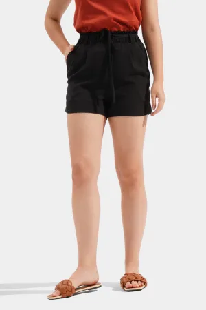 Tie Waist Cozy Shorts