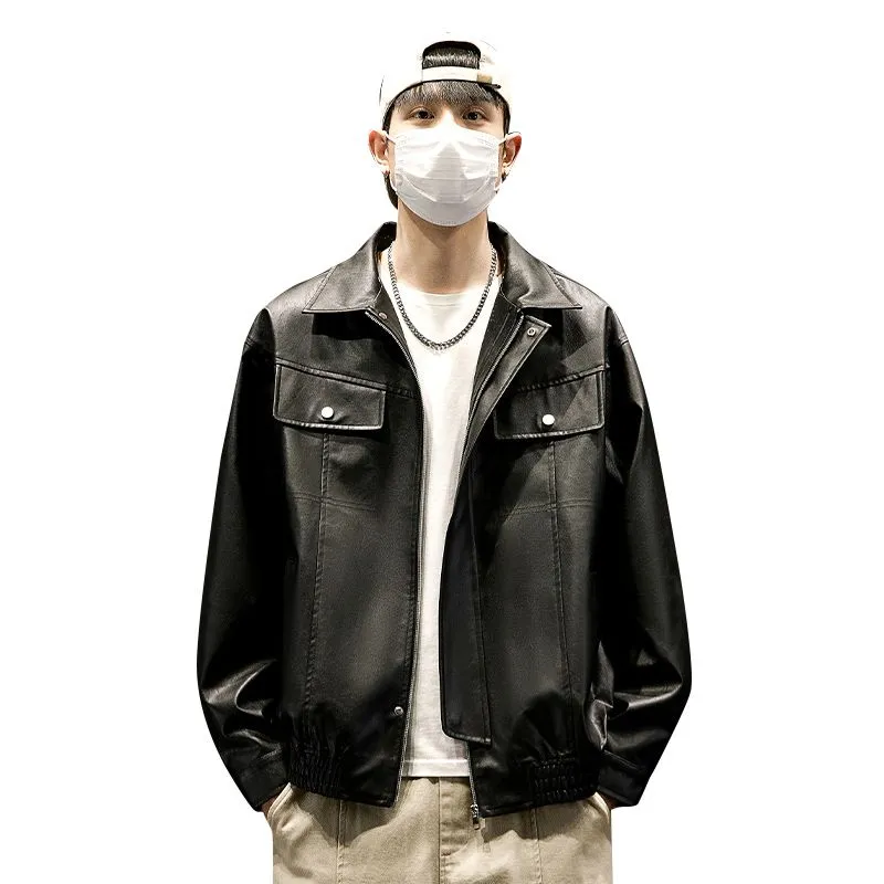 Trendy Solid Zip Up Trucker Jacket for Effortless Style