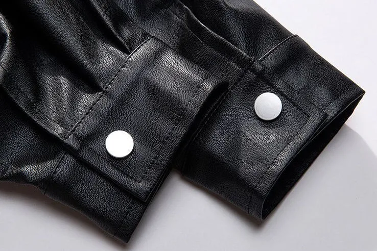 Trendy Solid Zip Up Trucker Jacket for Effortless Style