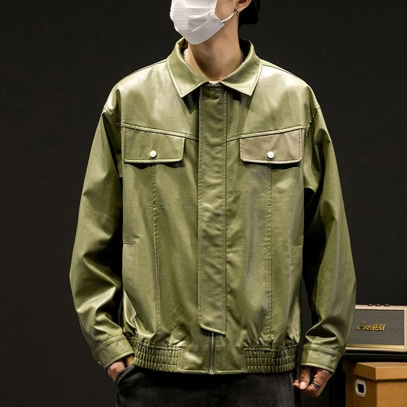 Trendy Solid Zip Up Trucker Jacket for Effortless Style