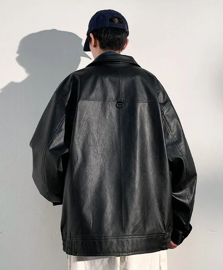 Trendy Solid Zip Up Trucker Jacket for Effortless Style