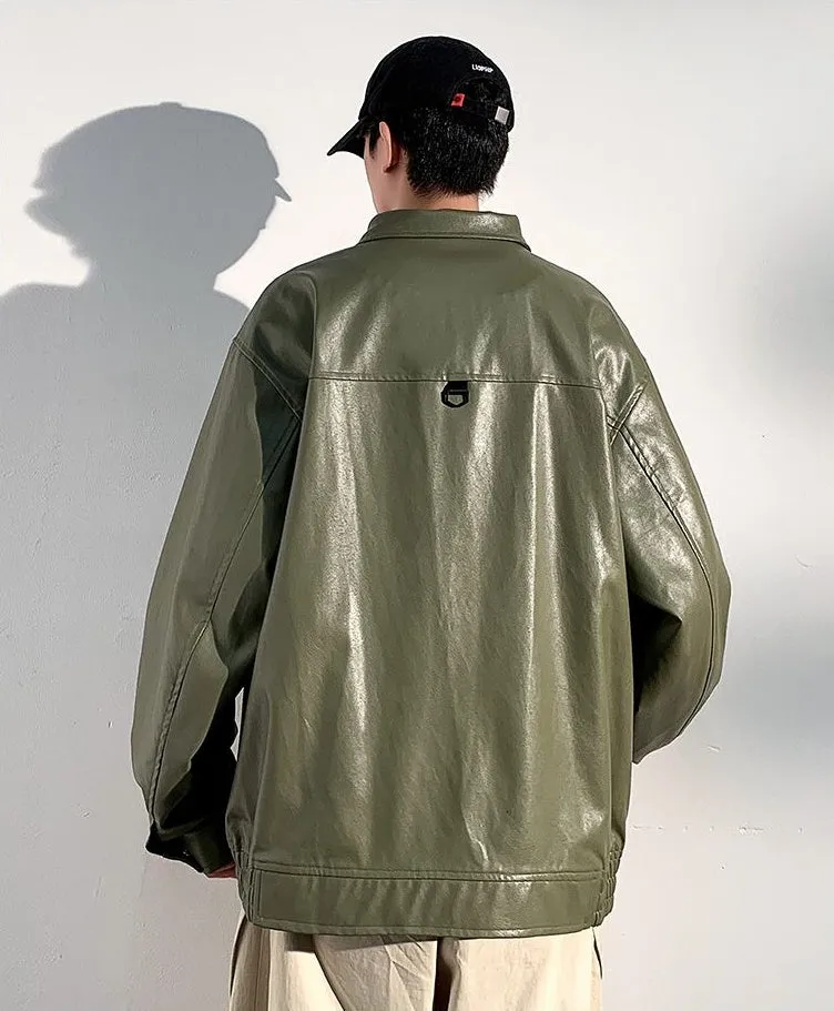Trendy Solid Zip Up Trucker Jacket for Effortless Style