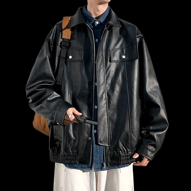 Trendy Solid Zip Up Trucker Jacket for Effortless Style